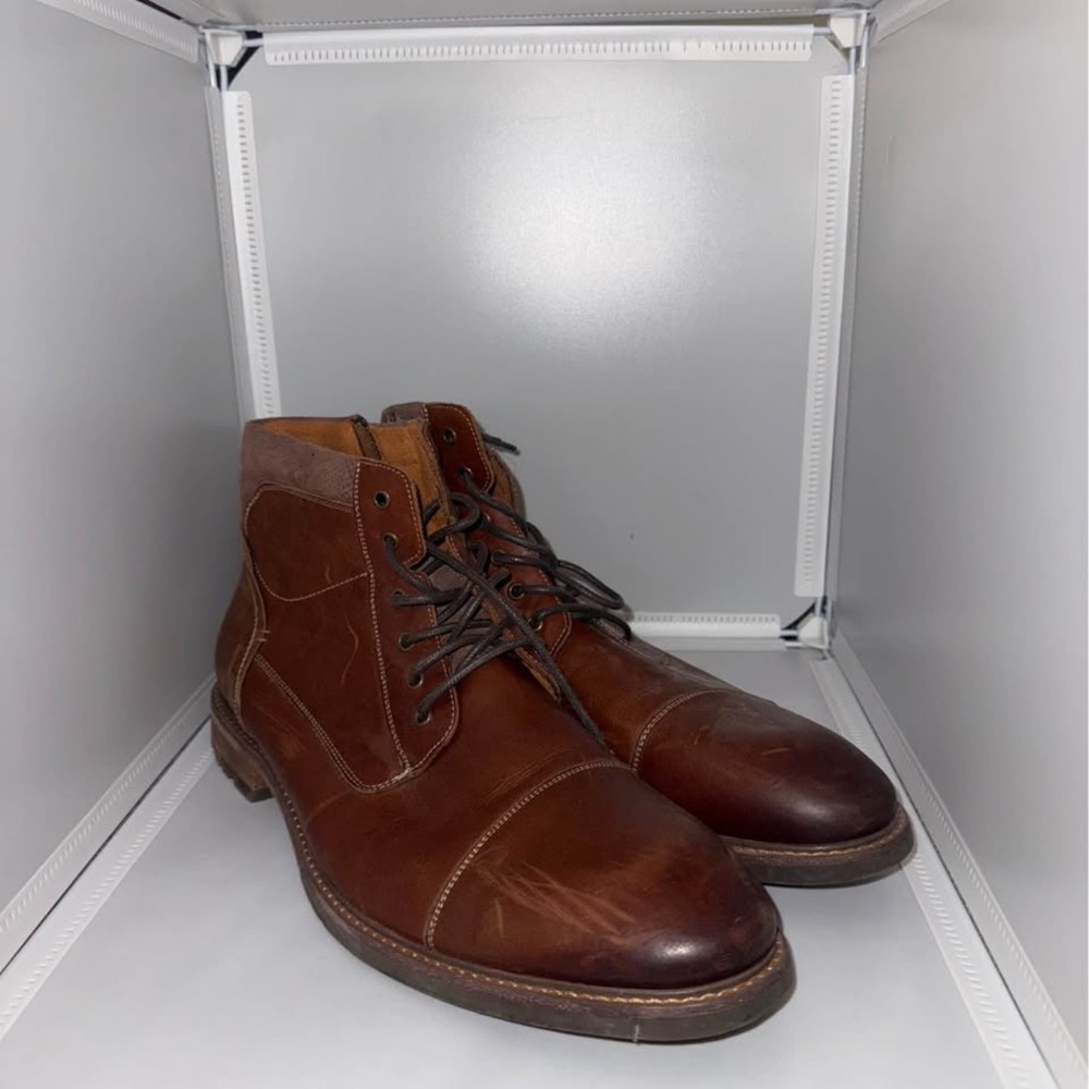 Men's Brown Leather Boots